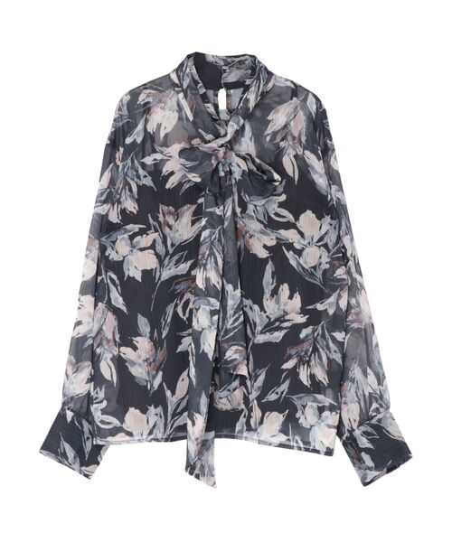 LAGUNAMOON（ラグナムーン）の「ニュアンスフラワー2WAYブラウス（シャツ/ブラウス・レディース・アイボリー/ネイビー・FREE）」の21枚目の写真