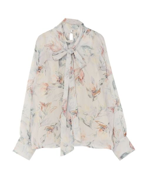 LAGUNAMOON（ラグナムーン）の「ニュアンスフラワー2WAYブラウス（シャツ/ブラウス・レディース・アイボリー/ネイビー・FREE）」の22枚目の写真