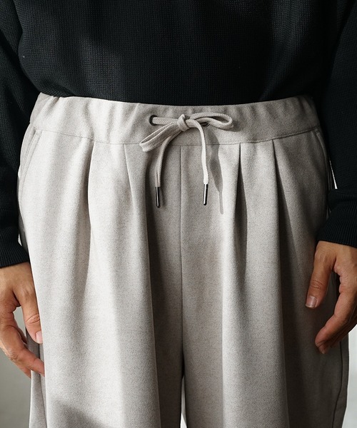 MinoriTY（マイノリティ）の「ソフトメルトンワイドバルーンパンツ（その他パンツ・メンズ・カーキ/アイボリー/ブラック/オレンジ・M/L）」の20枚目の写真