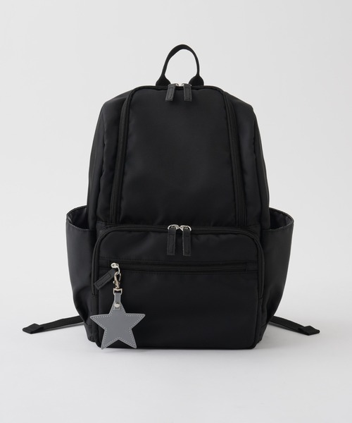 PUPPAPUPO(プッパプーポ)の「キッズリュック チャーム付き Sサイズ(バックパック/リュック・キッズ・チャコールグレー/ライトグレー/ブラック/ベージュ/ピンク/ブルー/グレー/ライトベージュ/ライトブルー/ライトピンク/ライトブラック/グレイッシュベージュ・FREE)」の13枚目の写真