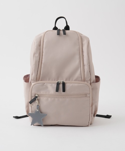 PUPPAPUPO(プッパプーポ)の「キッズリュック チャーム付き Sサイズ(バックパック/リュック・キッズ・チャコールグレー/ライトグレー/ブラック/ベージュ/ピンク/ブルー/グレー/ライトベージュ/ライトブルー/ライトピンク/ライトブラック/グレイッシュベージュ・FREE)」の19枚目の写真