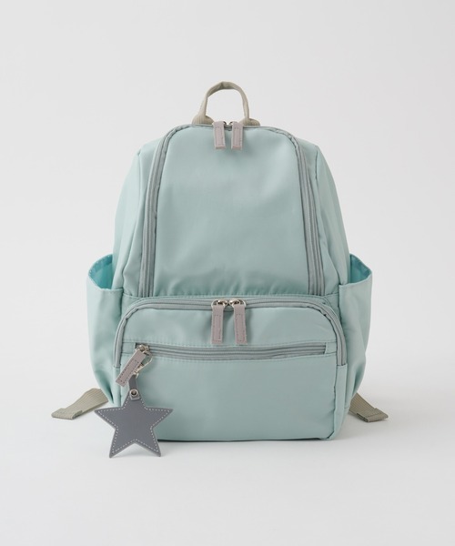 PUPPAPUPO(プッパプーポ)の「キッズリュック チャーム付き Sサイズ(バックパック/リュック・キッズ・チャコールグレー/ライトグレー/ブラック/ベージュ/ピンク/ブルー/グレー/ライトベージュ/ライトブルー/ライトピンク/ライトブラック/グレイッシュベージュ・FREE)」の20枚目の写真