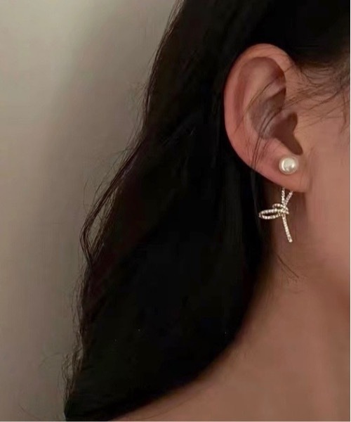 Burner(バーナー)の「【OKUOKU 0909】 パールデザインピアス oku-pierce-641432313348-4 I(ピアス(両耳用)・レディース・A・FREE)」の1枚目の写真
