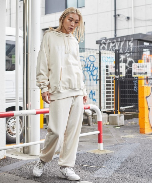 WEGO（ウィゴー）の「WEGO/ピグメントロゴプルパーカー（パーカー・メンズ・キナリ/スミクロ・MEDIUM/LARGE）」の15枚目の写真