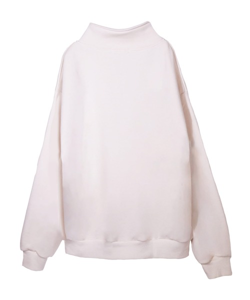 UNDERWRAPS(アンダーラップス)の「裏起毛ハーフZIPトレーナー(M3)(Tシャツ/カットソー・レディース・杢グレー/ブルー/ヘザーグレー/ブラック/アイボリー/グリーン/ピンク・MEDIUM/LARGE)」の10枚目の写真