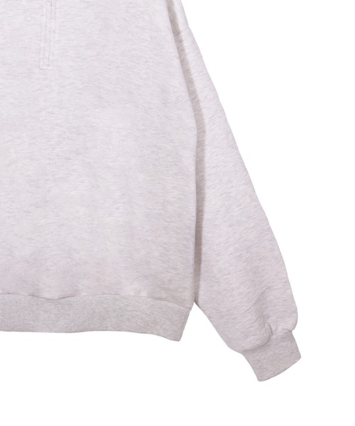 UNDERWRAPS(アンダーラップス)の「裏起毛ハーフZIPトレーナー(M3)(Tシャツ/カットソー・レディース・杢グレー/ブルー/ヘザーグレー/ブラック/アイボリー/グリーン/ピンク・MEDIUM/LARGE)」の19枚目の写真