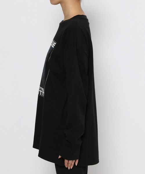 PAGEBOY(ページボーイ)の「ニュアンスアートロンT(Tシャツ/カットソー・レディース・ブラック/オフホワイト/ラベンダー・FREE)」の13枚目の写真