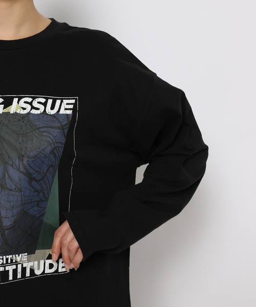 PAGEBOY(ページボーイ)の「ニュアンスアートロンT(Tシャツ/カットソー・レディース・ブラック/オフホワイト/ラベンダー・FREE)」の17枚目の写真