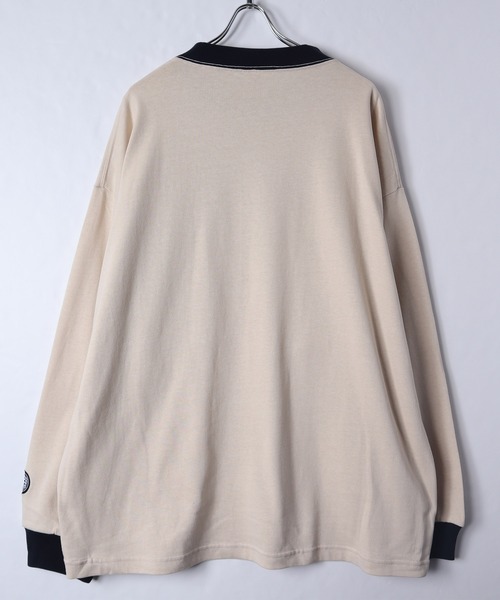 VISION STREET WEAR(ヴィジョンストリートウェア)の「【VISION STREET WEAR】ヘビーウェイト ポケットクルーネックロンT(Tシャツ/カットソー・レディース・グリーン/ネイビー/ターコイズブルー/ブラック/ホワイト/ベージュ・X-LARGE/LARGE/MEDIUM)」の12枚目の写真