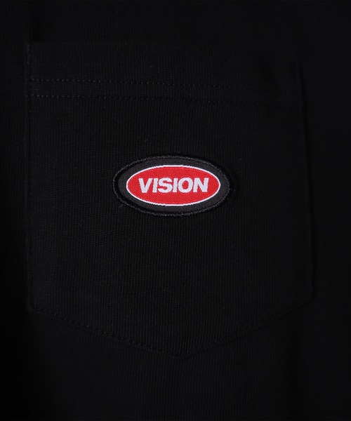 VISION STREET WEAR(ヴィジョンストリートウェア)の「【VISION STREET WEAR】ヘビーウェイト ポケットクルーネックロンT(Tシャツ/カットソー・レディース・グリーン/ネイビー/ターコイズブルー/ブラック/ホワイト/ベージュ・X-LARGE/LARGE/MEDIUM)」の20枚目の写真