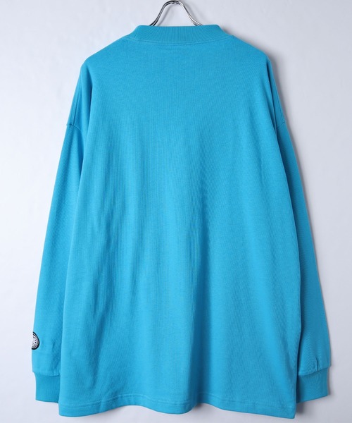 VISION STREET WEAR(ヴィジョンストリートウェア)の「【VISION STREET WEAR】ヘビーウェイト ポケットクルーネックロンT(Tシャツ/カットソー・レディース・グリーン/ネイビー/ターコイズブルー/ブラック/ホワイト/ベージュ・X-LARGE/LARGE/MEDIUM)」の18枚目の写真