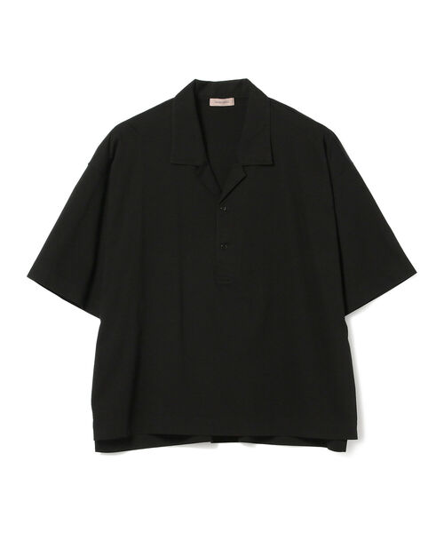 BEAMS LIGHTS(ビームスライツ)の「BEAMS LIGHTS / オープンカラー ポロシャツ(ポロシャツ・メンズ・ブラック/ライトブルー・SMALL/MEDIUM/LARGE)」の10枚目の写真