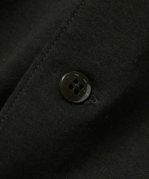 BEAMS LIGHTS(ビームスライツ)の「BEAMS LIGHTS / オープンカラー ポロシャツ(ポロシャツ・メンズ・ブラック/ライトブルー・SMALL/MEDIUM/LARGE)」の12枚目の写真