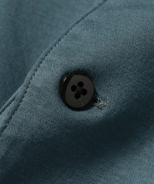 BEAMS LIGHTS（ビームスライツ）の「BEAMS LIGHTS / オープンカラー ポロシャツ（ポロシャツ・メンズ・ブラック/ライトブルー・SMALL/MEDIUM/LARGE）」の11枚目の写真