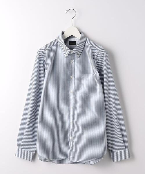 green label relaxing（グリーンレーベルリラクシング）の「LF オックス ボタンダウン シャツ -防シワ-（シャツ/ブラウス・メンズ・ロイヤルブルー/ホワイト/ライトブルー/ダークグリーン・S/M/L/XL）」の9枚目の写真