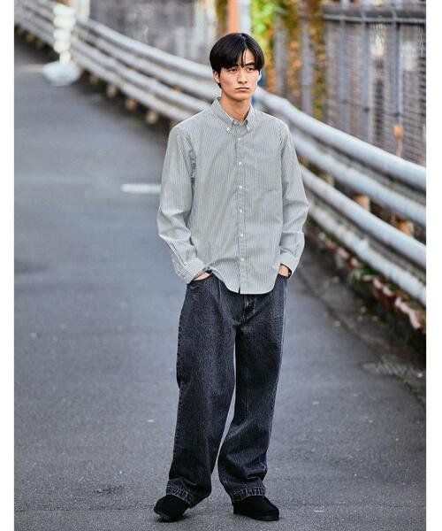 green label relaxing（グリーンレーベルリラクシング）の「LF オックス ボタンダウン シャツ -防シワ-（シャツ/ブラウス・メンズ・ロイヤルブルー/ホワイト/ライトブルー/ダークグリーン・S/M/L/XL）」の10枚目の写真