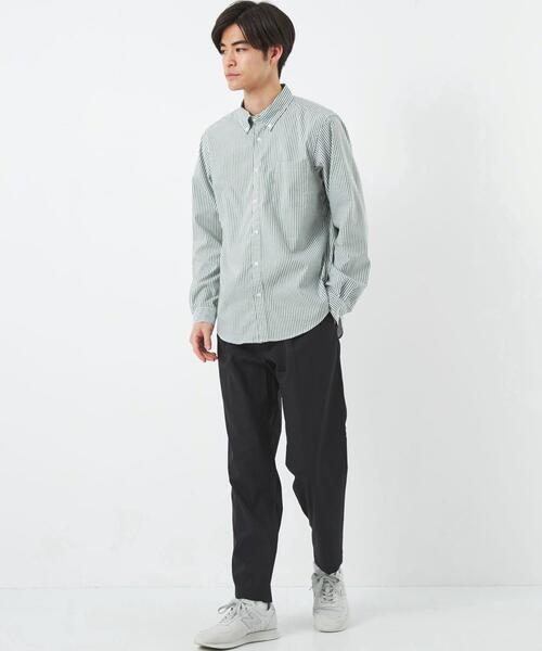 green label relaxing（グリーンレーベルリラクシング）の「LF オックス ボタンダウン シャツ -防シワ-（シャツ/ブラウス・メンズ・ロイヤルブルー/ホワイト/ライトブルー/ダークグリーン・S/M/L/XL）」の6枚目の写真