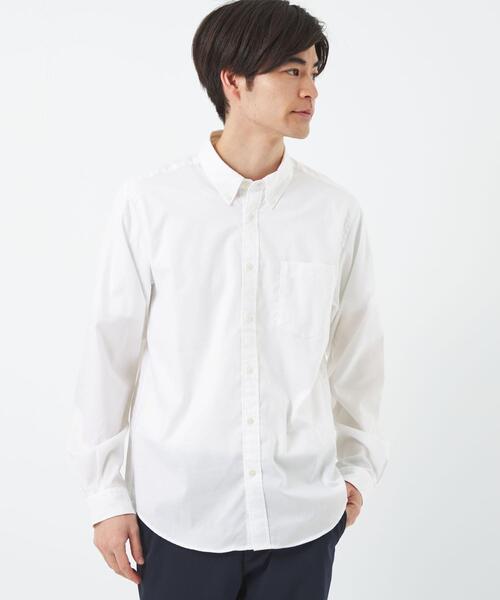 green label relaxing（グリーンレーベルリラクシング）の「LF オックス ボタンダウン シャツ -防シワ-（シャツ/ブラウス・メンズ・ロイヤルブルー/ホワイト/ライトブルー/ダークグリーン・S/M/L/XL）」の17枚目の写真