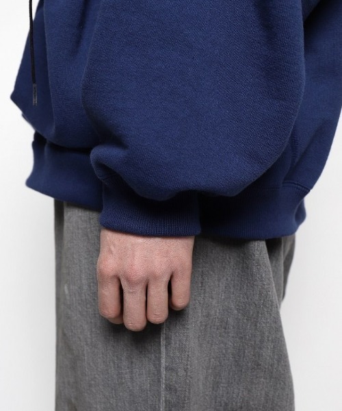 refomed（リフォメッド）の「”KINCHAKU＂ZIPUP HOODIE（ブルゾン・メンズ・ブルー/ナチュラル・3）」の7枚目の写真