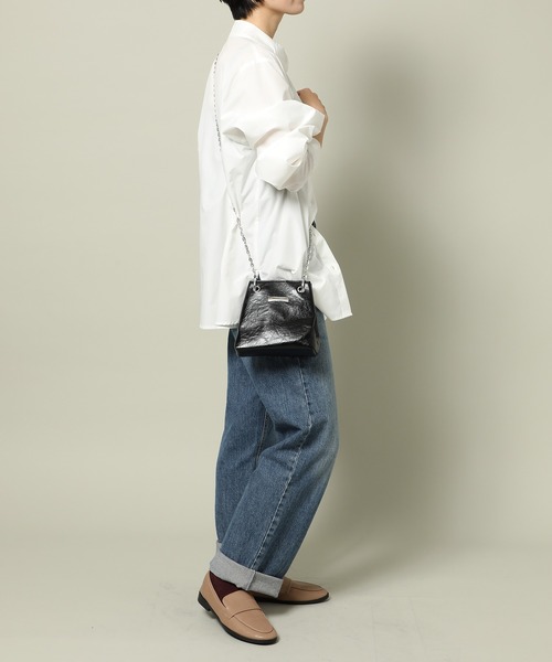 MAISON BREEZE(メゾンブリーズ)の「【MAISON BREEZE】チェーンストラップ2WAYショルダーバッグ KNF(ショルダーバッグ・レディース・アイボリー/ブラック/ピンク/グレー・FREE)」の15枚目の写真