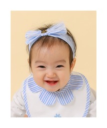 SLAP SLIP BABY | SLAPSLIPBABY/花柄ストライプ花レースチュールリボンカチュームベビー(ヘアバンド)