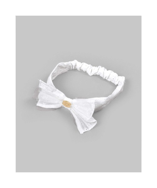 SLAP SLIP BABY（スラップスリップベビー）の「SLAPSLIPBABY/花柄ストライプ花レースチュールリボンカチュームベビー（ヘアバンド・キッズ・ホワイト系その他/ピンク系その他/ブルー系その他・ONESIZE）」の14枚目の写真