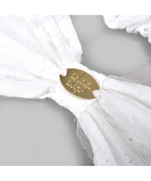 SLAP SLIP BABY（スラップスリップベビー）の「SLAPSLIPBABY/花柄ストライプ花レースチュールリボンカチュームベビー（ヘアバンド・キッズ・ホワイト系その他/ピンク系その他/ブルー系その他・ONESIZE）」の16枚目の写真