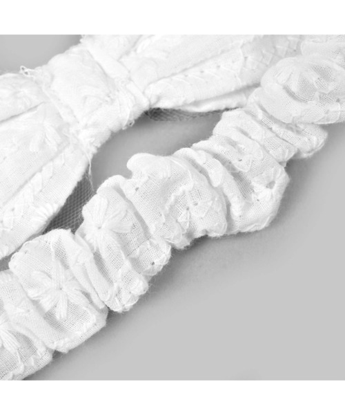 SLAP SLIP BABY（スラップスリップベビー）の「SLAPSLIPBABY/花柄ストライプ花レースチュールリボンカチュームベビー（ヘアバンド・キッズ・ホワイト系その他/ピンク系その他/ブルー系その他・ONESIZE）」の17枚目の写真