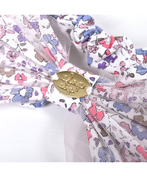 SLAP SLIP BABY（スラップスリップベビー）の「SLAPSLIPBABY/花柄ストライプ花レースチュールリボンカチュームベビー（ヘアバンド・キッズ・ホワイト系その他/ピンク系その他/ブルー系その他・ONESIZE）」の20枚目の写真
