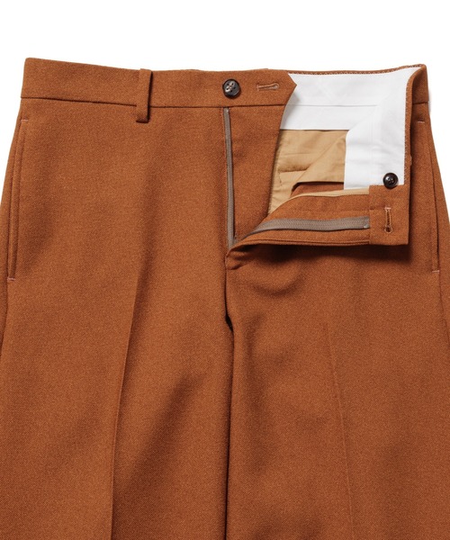 SASQUATCHfabrix.(サスクワァッチファブリックス)の「Sasquatchfabrix./サスクワッチファブリックス/"FLARE SILHOUETTE ” SLACKS 23SS-PA9-015(スラックス・メンズ・グリーン/ブラック/ブラウン・M/S)」の8枚目の写真