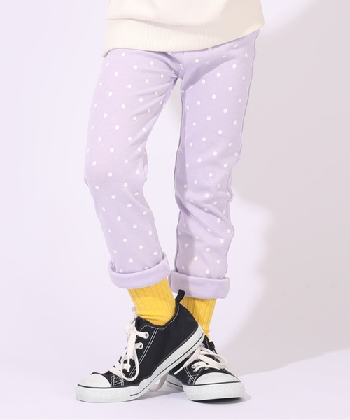 BABYDOLL（ベビードール）の「通販限定カラー/サイズあり ウルトラストレッチロングパンツ [総柄] 10分丈 8344K（その他パンツ・キッズ・チャコールグレー/ブラック系2/バイオレット/ブラック系その他/ストーン/イエロー×グリーン/ネイビー/ホワイト/ダークブラウン系/ピンク系その他7/ブラック系1/ブラック×ホワイト/レッド系その他/サーモンピンク/ネイビー×ホワイト/オフホワイト/ブラウン系その他/ブラック系その他2/ピンク系その他/ベージュ/パープル/ベビーピンク/イエローゴールド/ベージュ系その他・90cm/100cm/110cm/120cm/130cm/140cm/150cm/80ｃｍ/90㎝）」の17枚目の写真