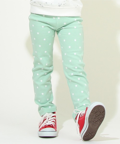 BABYDOLL（ベビードール）の「通販限定カラー/サイズあり ウルトラストレッチロングパンツ [総柄] 10分丈 8344K（その他パンツ・キッズ・チャコールグレー/ブラック系2/バイオレット/ブラック系その他/ストーン/イエロー×グリーン/ネイビー/ホワイト/ダークブラウン系/ピンク系その他7/ブラック系1/ブラック×ホワイト/レッド系その他/サーモンピンク/ネイビー×ホワイト/オフホワイト/ブラウン系その他/ブラック系その他2/ピンク系その他/ベージュ/パープル/ベビーピンク/イエローゴールド/ベージュ系その他・90cm/100cm/110cm/120cm/130cm/140cm/150cm/80ｃｍ/90㎝）」の18枚目の写真