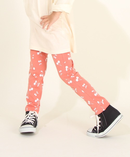 BABYDOLL（ベビードール）の「通販限定カラー/サイズあり ウルトラストレッチロングパンツ [総柄] 10分丈 8344K（その他パンツ・キッズ・チャコールグレー/ブラック系2/バイオレット/ブラック系その他/ストーン/イエロー×グリーン/ネイビー/ホワイト/ダークブラウン系/ピンク系その他7/ブラック系1/ブラック×ホワイト/レッド系その他/サーモンピンク/ネイビー×ホワイト/オフホワイト/ブラウン系その他/ブラック系その他2/ピンク系その他/ベージュ/パープル/ベビーピンク/イエローゴールド/ベージュ系その他・90cm/100cm/110cm/120cm/130cm/140cm/150cm/80ｃｍ/90㎝）」の21枚目の写真