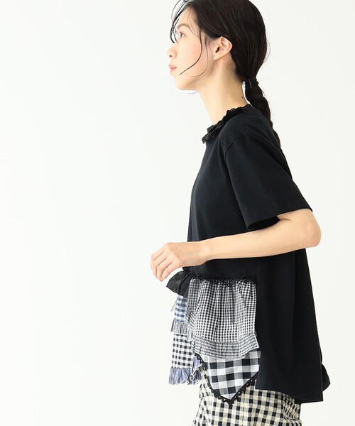 TORI-TO × BEAMS BOY / 別注レース ティアード Tシャツ BEAMS BOY（ビームスボーイ）の「TORI-TO × BEAMS BOY / レース