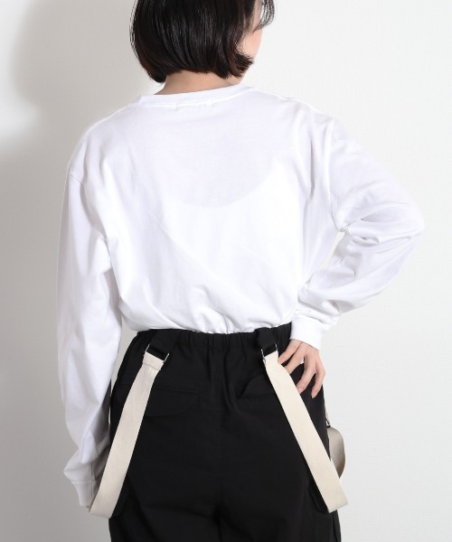 cepo（セポ）の「CATS＆DOGSプリントアソート ロンＴｅｅ（Tシャツ/カットソー・レディース・ホワイト系1/ホワイト系2/ホワイト系3・M）」の9枚目の写真