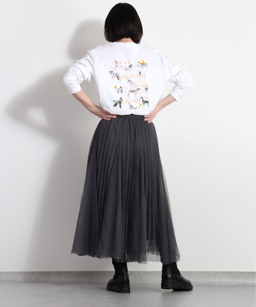 cepo（セポ）の「CATS＆DOGSプリントアソート ロンＴｅｅ（Tシャツ/カットソー・レディース・ホワイト系1/ホワイト系2/ホワイト系3・M）」の18枚目の写真