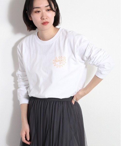 cepo（セポ）の「CATS＆DOGSプリントアソート ロンＴｅｅ（Tシャツ/カットソー・レディース・ホワイト系1/ホワイト系2/ホワイト系3・M）」の22枚目の写真