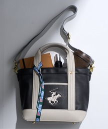 【BEVERLY HILLS POLO CLUB】ポロPUトートバッグSS ショルダーバッグ BH2006N