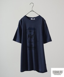 PEANUTS ヘッドフォン スヌーピー/アンディ/ルーシー/ライナス/サリー/シュローダー/ビッグベン/オラフ ピグメント加工 半袖Tシャツ