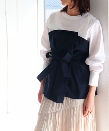 Brownie | Brownie ビスチェドッキングブラウス(シャツ/ブラウス)