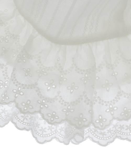 Candy Stripper(キャンディストリッパー)の「LACY BUCKET ハット(ハット・レディース・ブラック/オフホワイト・FREE)」の5枚目の写真