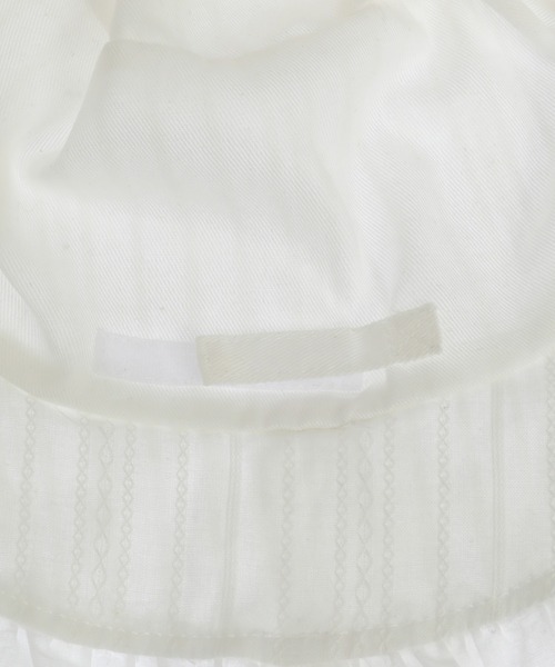 Candy Stripper(キャンディストリッパー)の「LACY BUCKET ハット(ハット・レディース・ブラック/オフホワイト・FREE)」の6枚目の写真