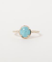 【agete】K10YG D0.01ct ターコイズ リング agete（アガット）の「K10ターコイズリング（リング）」 - WEAR