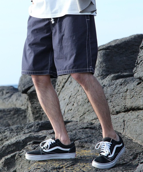 ZIP FIVE（ジップファイブ）の「【ZIP FIVE】【水陸両用】スイムサーフショーツ / サーフ ショート パンツ / 海パン（水着・メンズ・ネイビー/ブラック/ホワイト×ネイビー/ホワイト系/ブラック系/ホワイト×ブラック・X-LARGE/SMALL/MEDIUM/LARGE）」の6枚目の写真