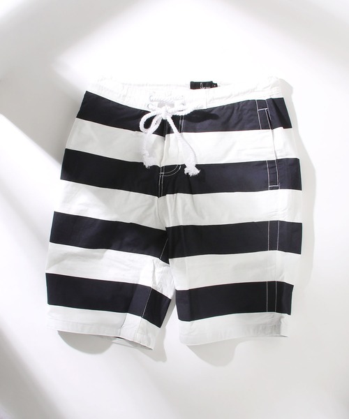 ZIP FIVE（ジップファイブ）の「【ZIP FIVE】【水陸両用】スイムサーフショーツ / サーフ ショート パンツ / 海パン（水着・メンズ・ネイビー/ブラック/ホワイト×ネイビー/ホワイト系/ブラック系/ホワイト×ブラック・X-LARGE/SMALL/MEDIUM/LARGE）」の22枚目の写真