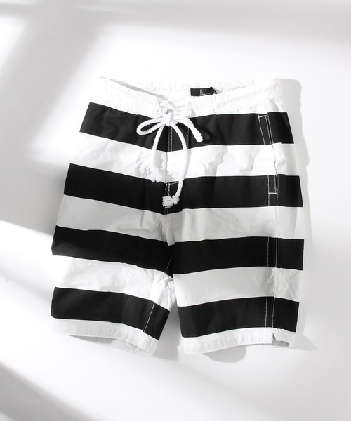 ZIP FIVE（ジップファイブ）の「【ZIP FIVE】【水陸両用】スイムサーフショーツ / サーフ ショート パンツ / 海パン（水着・メンズ・ネイビー/ブラック/ホワイト×ネイビー/ホワイト系/ブラック系/ホワイト×ブラック・X-LARGE/SMALL/MEDIUM/LARGE）」の21枚目の写真