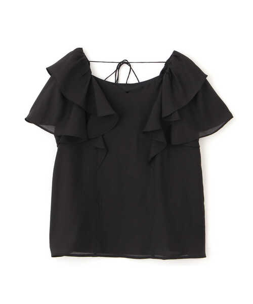 PROPORTION BODY DRESSING（プロポーションボディドレッシング）の「バックリボンラッフルブラウス / 1213110505（シャツ/ブラウス・レディース・ブラック/ブラウン/ホワイト系その他/ブルー系その他・SMALL/MEDIUM）」の14枚目の写真