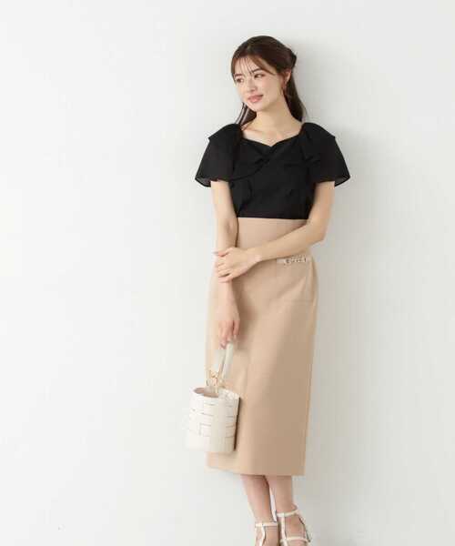 PROPORTION BODY DRESSING（プロポーションボディドレッシング）の「バックリボンラッフルブラウス / 1213110505（シャツ/ブラウス・レディース・ブラック/ブラウン/ホワイト系その他/ブルー系その他・SMALL/MEDIUM）」の8枚目の写真