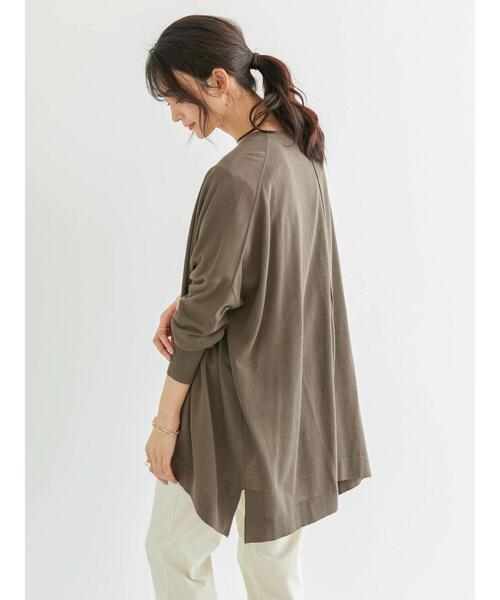 AMERICAN HOLIC（アメリカンホリック）の「UVカット　ハイゲージミディカーディガン（カーディガン/ボレロ・レディース・ライトグレー系2/アイボリー/モカ/ネイビー・FREE）」の9枚目の写真