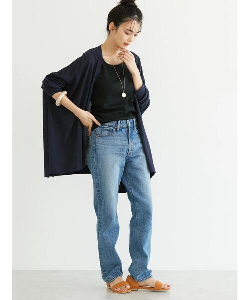 AMERICAN HOLIC（アメリカンホリック）の「UVカット　ハイゲージミディカーディガン（カーディガン/ボレロ・レディース・ライトグレー系2/アイボリー/モカ/ネイビー・FREE）」の18枚目の写真